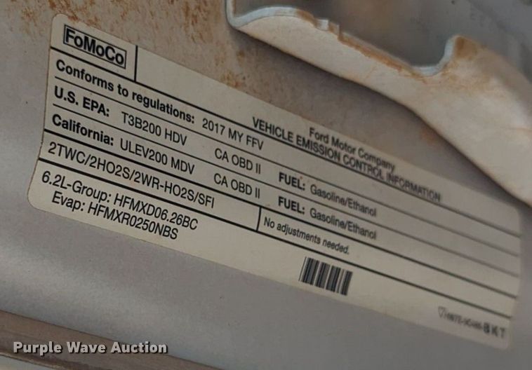 image for item NW9572 2017 Ford F250 Super Duty Crew Cab pickup truck