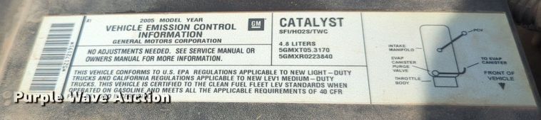 image for item NW9596 2005 Chevrolet SC1 pickup truck