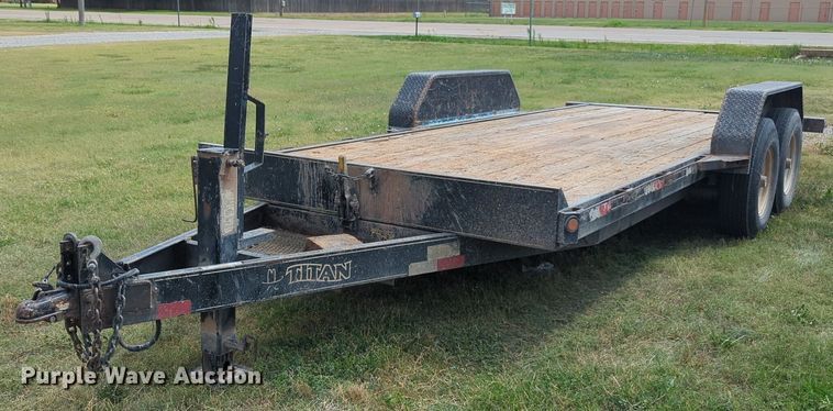 image for item NW9608 2006 Titan 20FT tilt deck equipment trailer