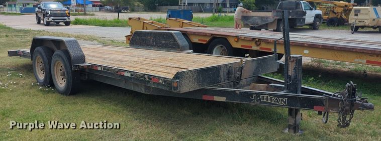 image for item NW9608 2006 Titan 20FT tilt deck equipment trailer