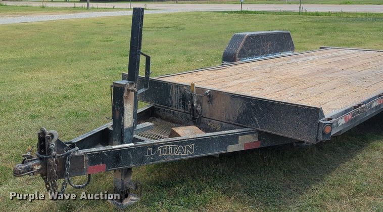 image for item NW9608 2006 Titan 20FT tilt deck equipment trailer