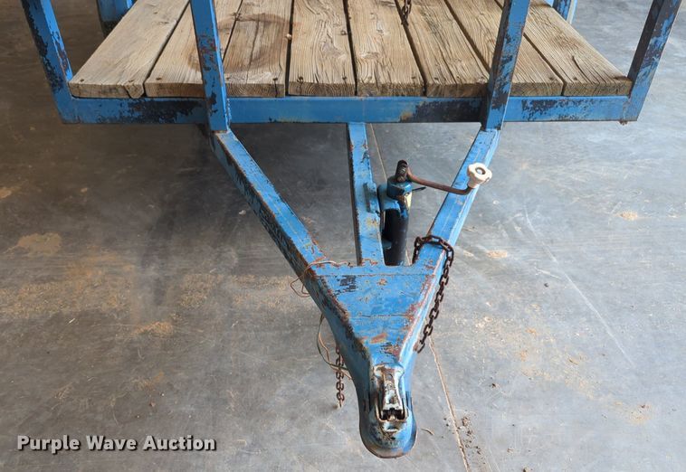 image for item NW9611 Shop built utility trailer with hoist