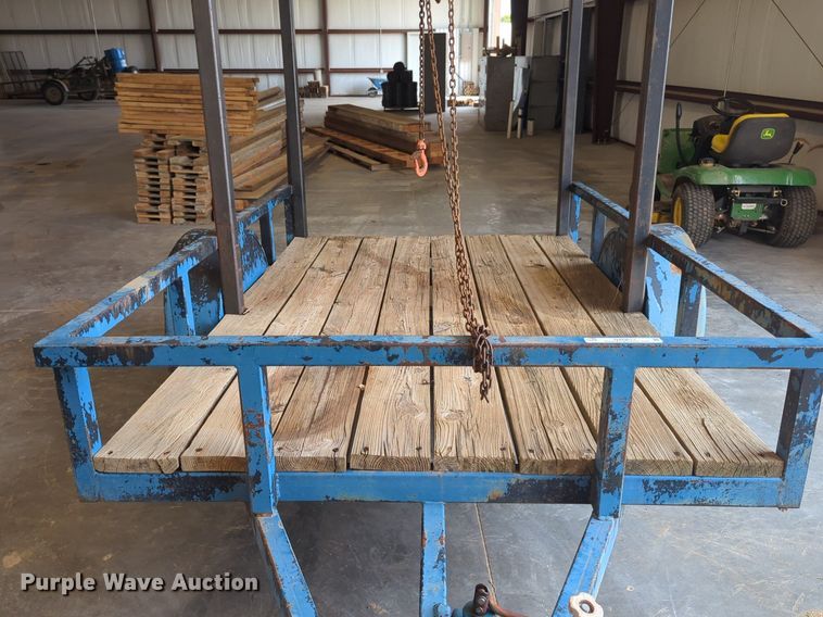 image for item NW9611 Shop built utility trailer with hoist