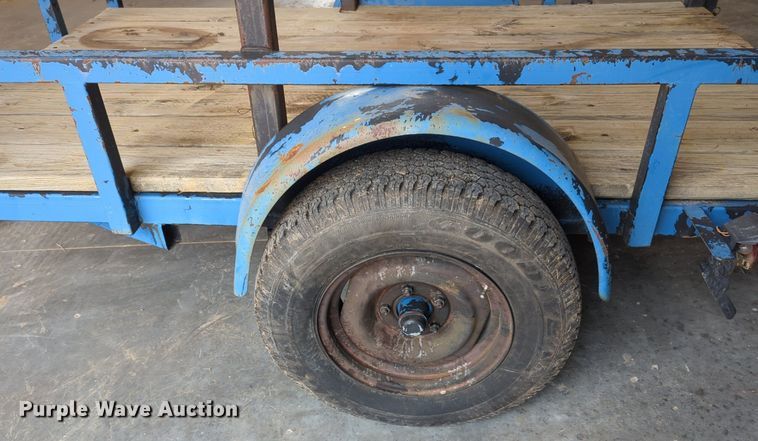 image for item NW9611 Shop built utility trailer with hoist