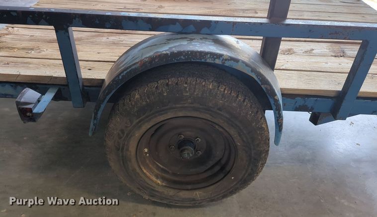 image for item NW9611 Shop built utility trailer with hoist