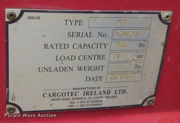 image for item NW9661 2014 Moffett M55 forklift