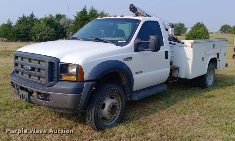 image for item NY9369 2007 Ford F550 Super Duty XL utility / service truck