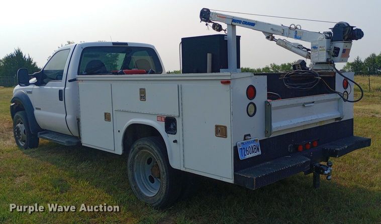 image for item NY9369 2007 Ford F550 Super Duty XL utility / service truck