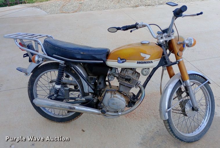 image for item NY9373 1973 Honda CB100 motorcycle