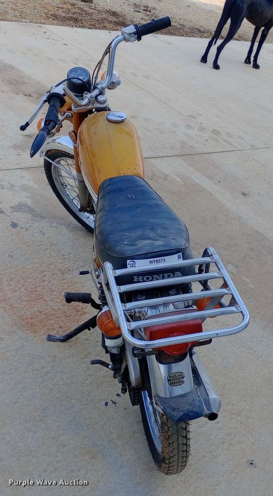 image for item NY9373 1973 Honda CB100 motorcycle