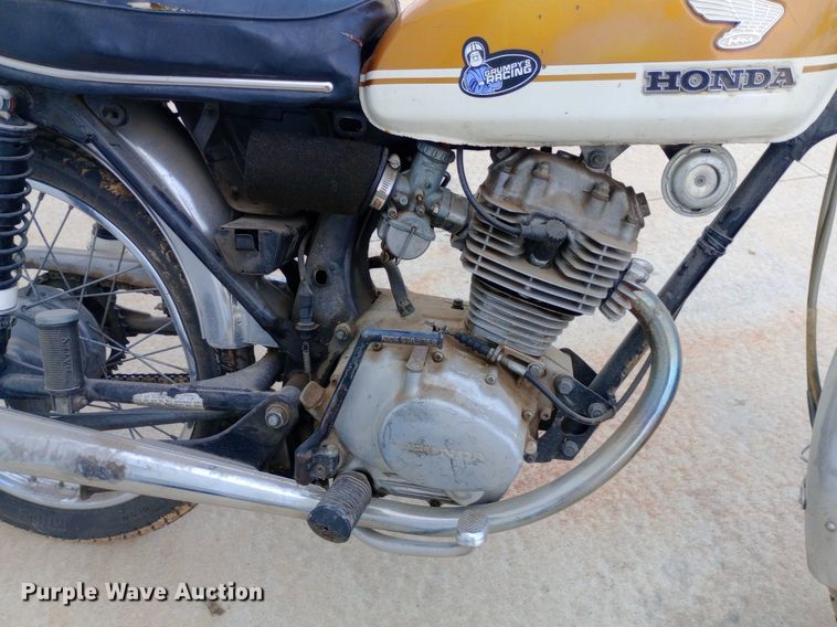 image for item NY9373 1973 Honda CB100 motorcycle