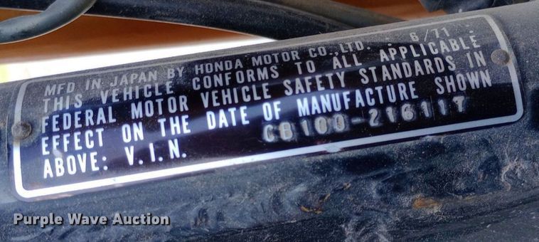 image for item NY9373 1973 Honda CB100 motorcycle