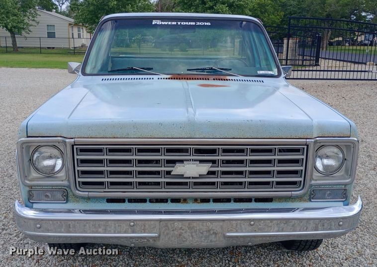 image for item NY9386 1976 Chevrolet  Scotsdale pickup truck