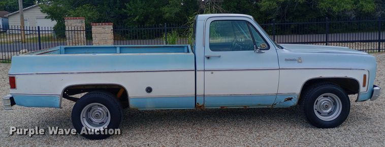 image for item NY9386 1976 Chevrolet  Scotsdale pickup truck