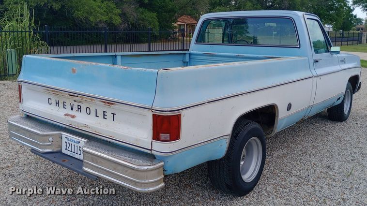 image for item NY9386 1976 Chevrolet  Scotsdale pickup truck