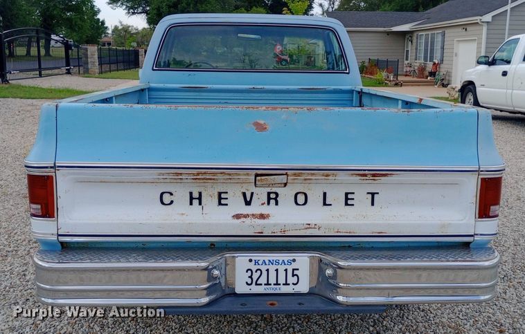 image for item NY9386 1976 Chevrolet  Scotsdale pickup truck