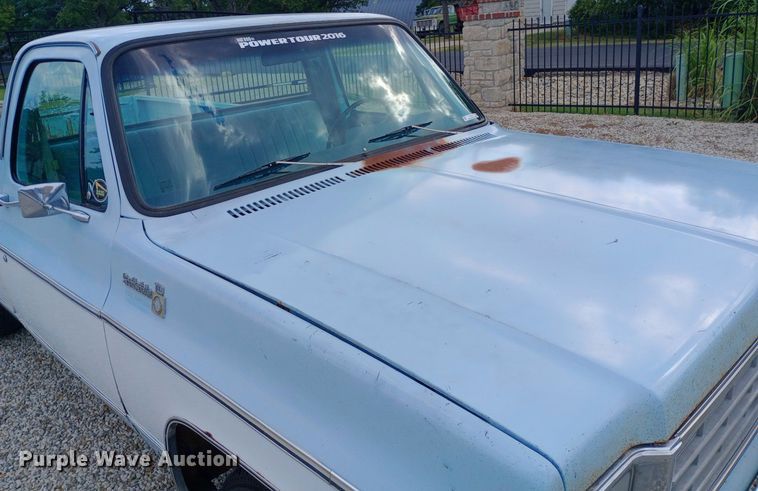 image for item NY9386 1976 Chevrolet  Scotsdale pickup truck