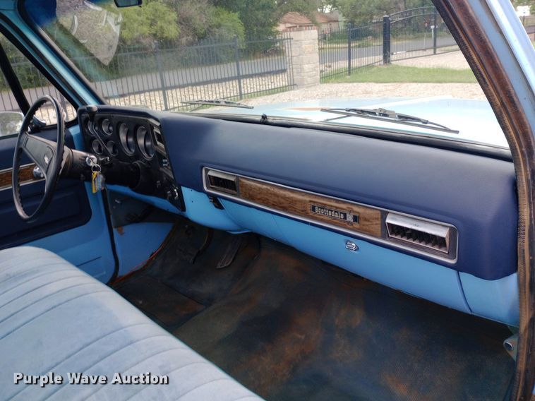 image for item NY9386 1976 Chevrolet  Scotsdale pickup truck