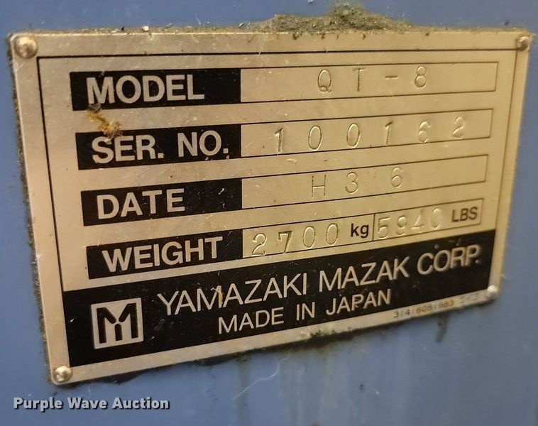 image for item OD9605 Mazak Quick Turn 8N CNC Lathe