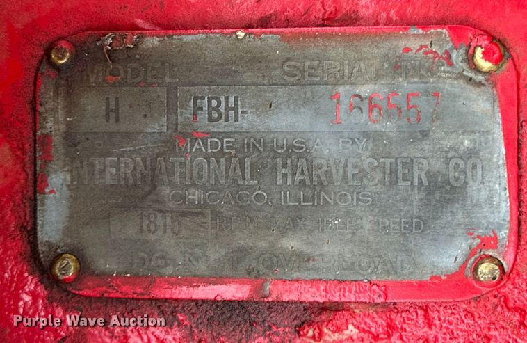 image for item OM9568 1944 International Harvester Farmall H tractor