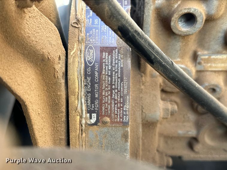 image for item DK6703 1994 Ford LN8000 water truck