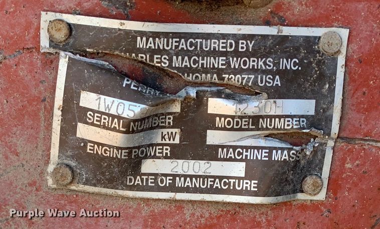 image for item DM1748 2002 Ditch Witch 1230H trencher