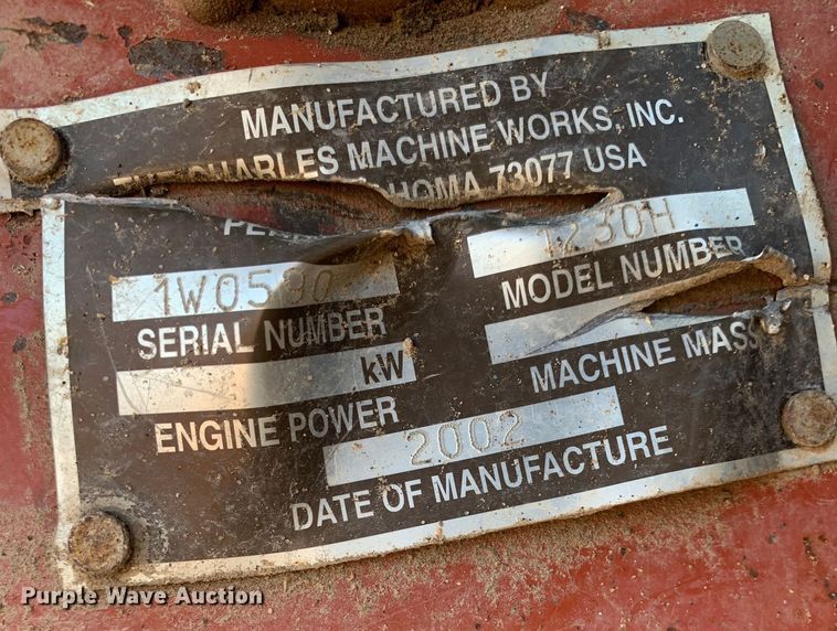 image for item DM1748 2002 Ditch Witch 1230H trencher