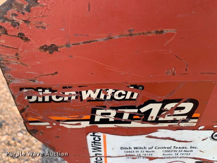 image for item DM1751 2010 Ditch Witch RT12 trencher