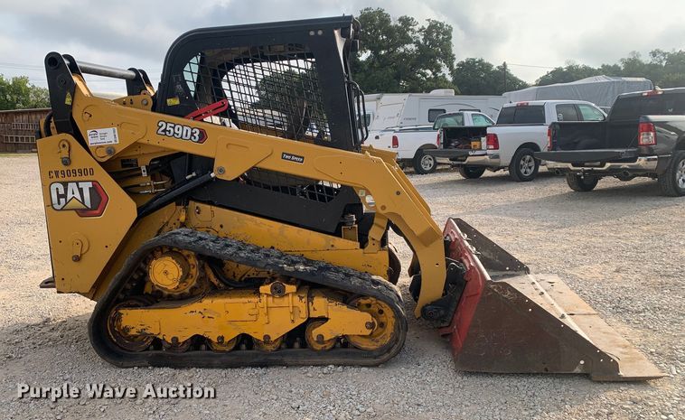 image for item DM7952 2021 Caterpillar 259D3 tracked skid steer loader