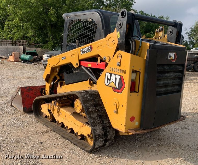 image for item DM7952 2021 Caterpillar 259D3 tracked skid steer loader