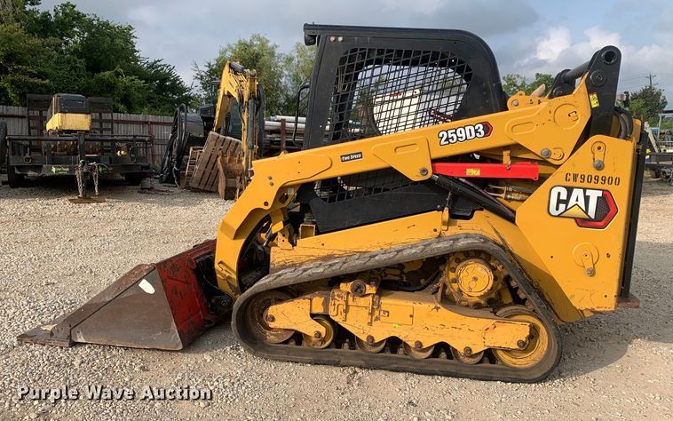 image for item DM7952 2021 Caterpillar 259D3 tracked skid steer loader