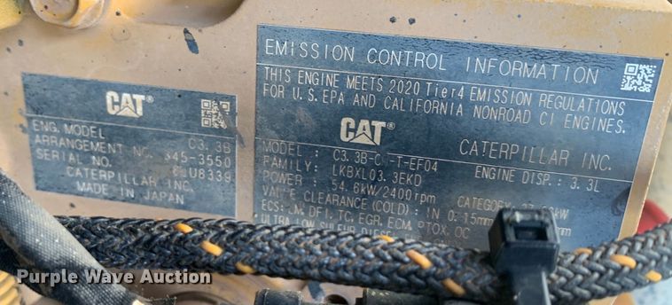 image for item DM7952 2021 Caterpillar 259D3 tracked skid steer loader
