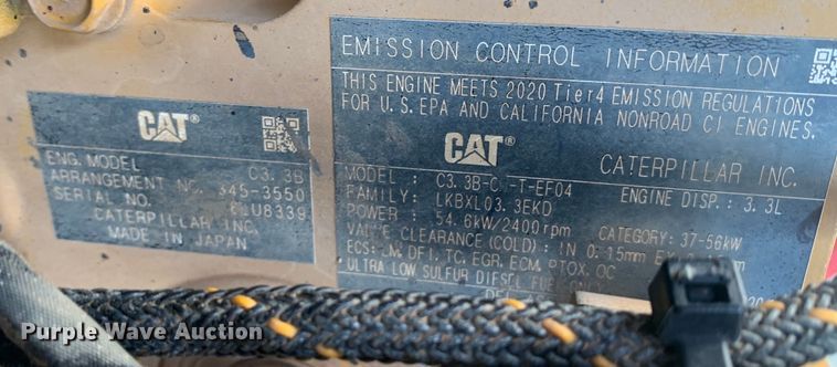 image for item DM7952 2021 Caterpillar 259D3 tracked skid steer loader