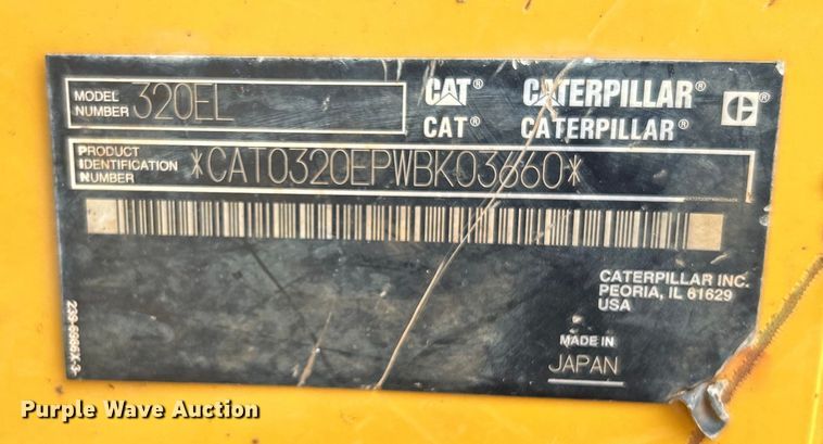 image for item DO6629 2014 Caterpillar 320E L excavator