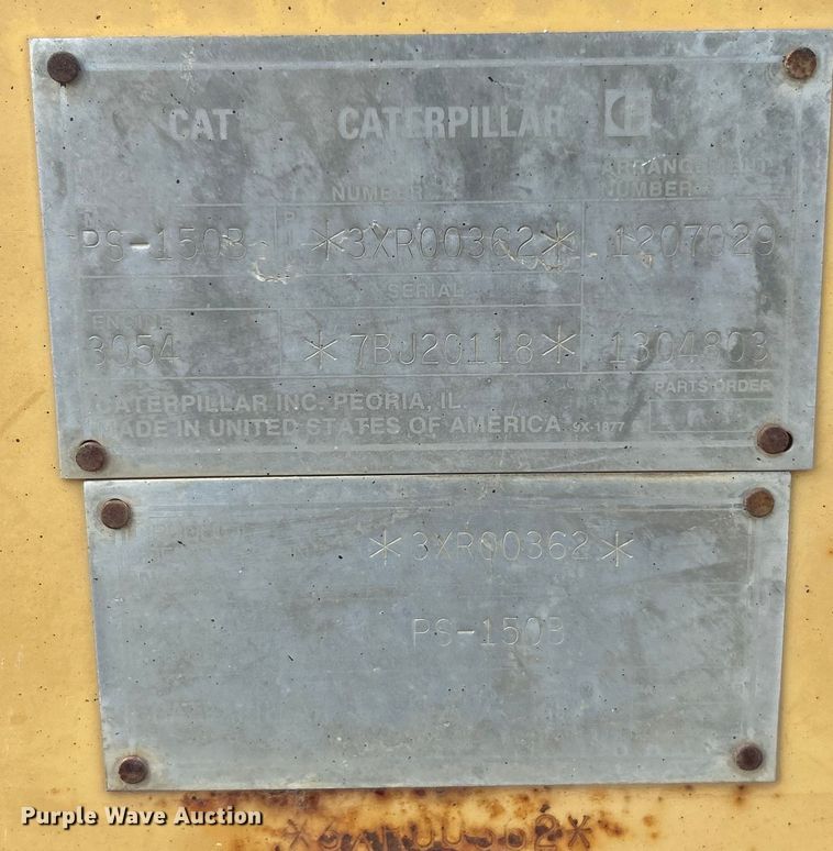 image for item DO6632 2000 Caterpillar PS-150B pneumatic roller