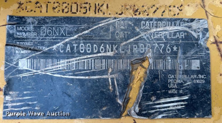 image for item DO6635 2012 Caterpillar D6N XL dozer