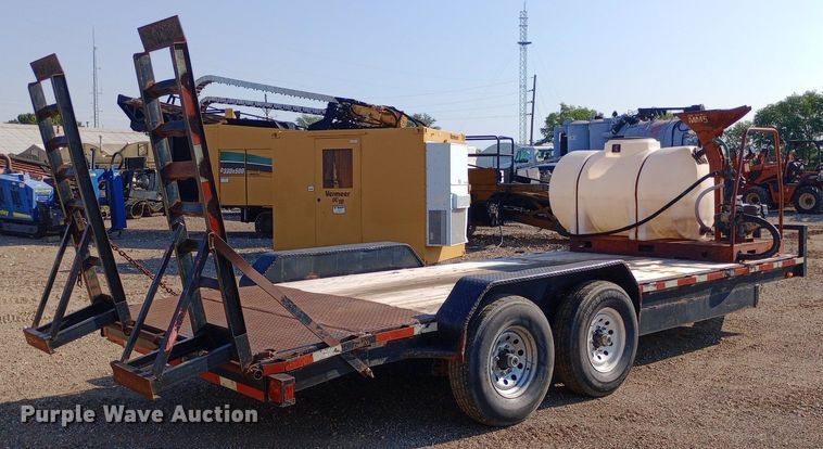 image for item DP1216 2016 Texas Pride equipment trailer with fluid mixer