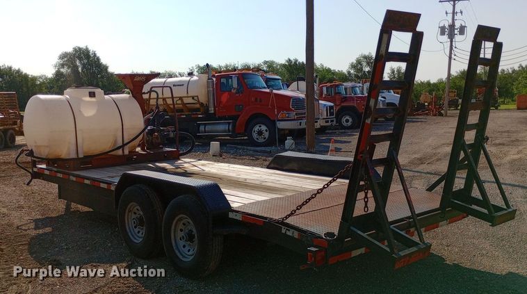 image for item DP1216 2016 Texas Pride equipment trailer with fluid mixer