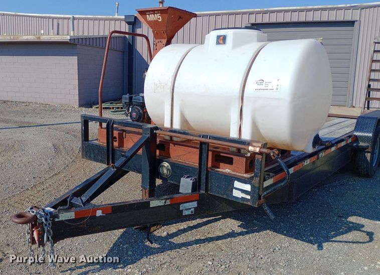 image for item DP1216 2016 Texas Pride equipment trailer with fluid mixer