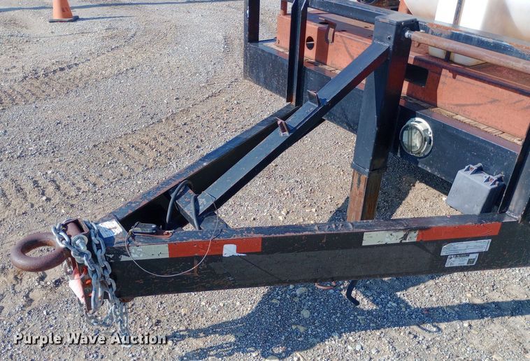 image for item DP1216 2016 Texas Pride equipment trailer with fluid mixer