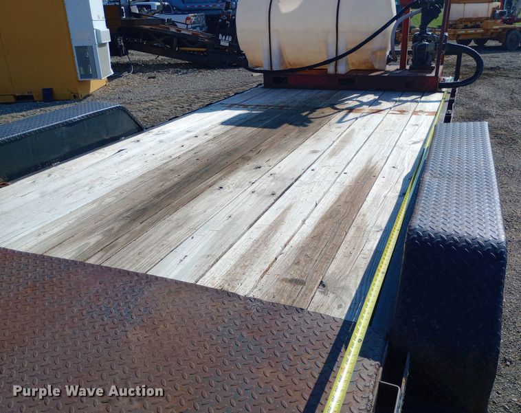 image for item DP1216 2016 Texas Pride equipment trailer with fluid mixer