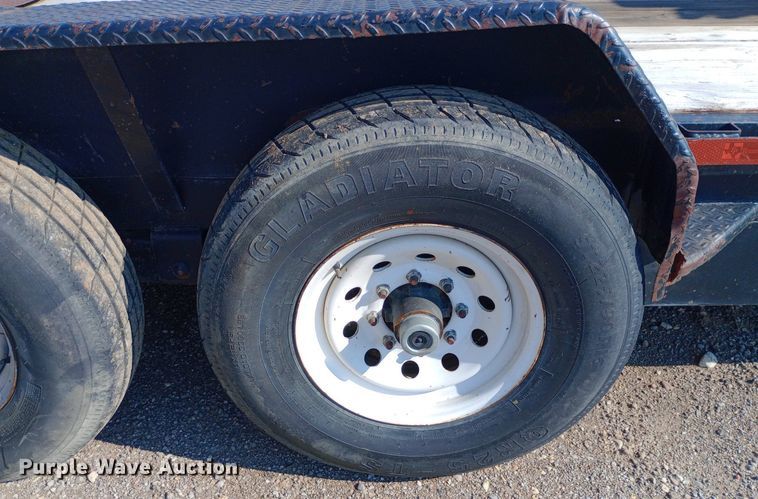 image for item DP1216 2016 Texas Pride equipment trailer with fluid mixer