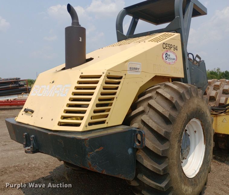 image for item DP1275 2000 Bomag BW213PDH-3 single drum vibratory roller