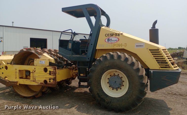image for item DP1275 2000 Bomag BW213PDH-3 single drum vibratory roller