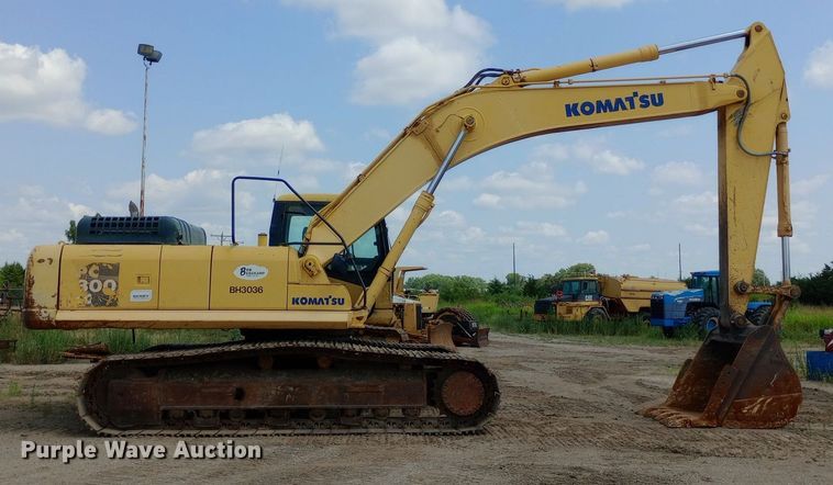 image for item DP1276 2002 Komatsu PC300LC-7 excavator