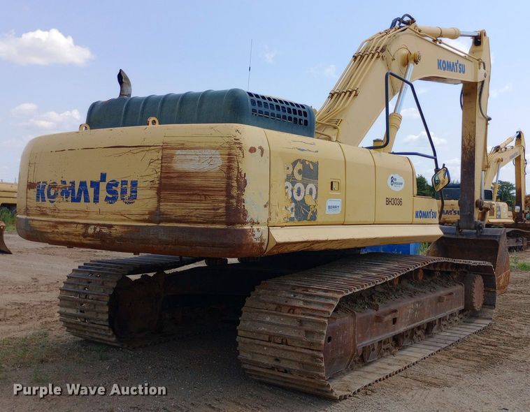 image for item DP1276 2002 Komatsu PC300LC-7 excavator