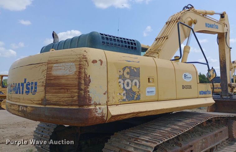 image for item DP1276 2002 Komatsu PC300LC-7 excavator