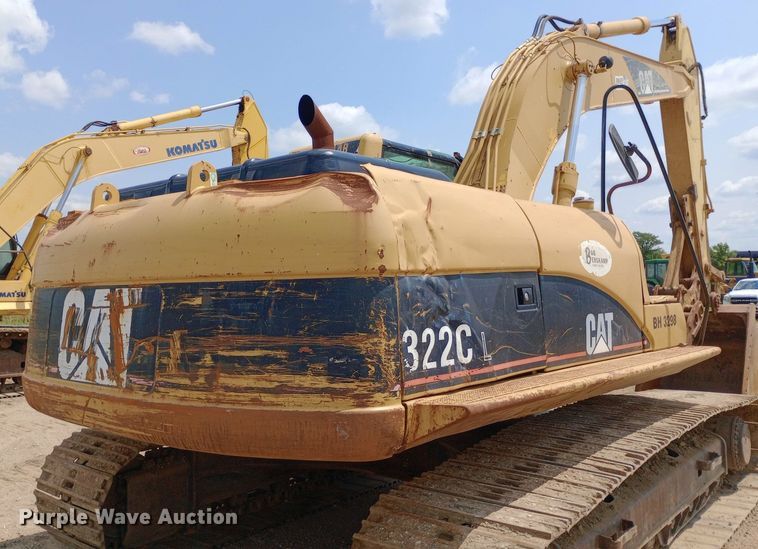 image for item DP1277 2003 Caterpillar 322CL excavator