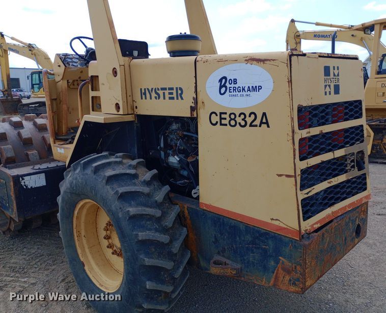 image for item DP1278 1988 Hyster C-832-A single drum roller