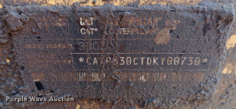 image for item DP1285 2002 Caterpillar 330C L excavator